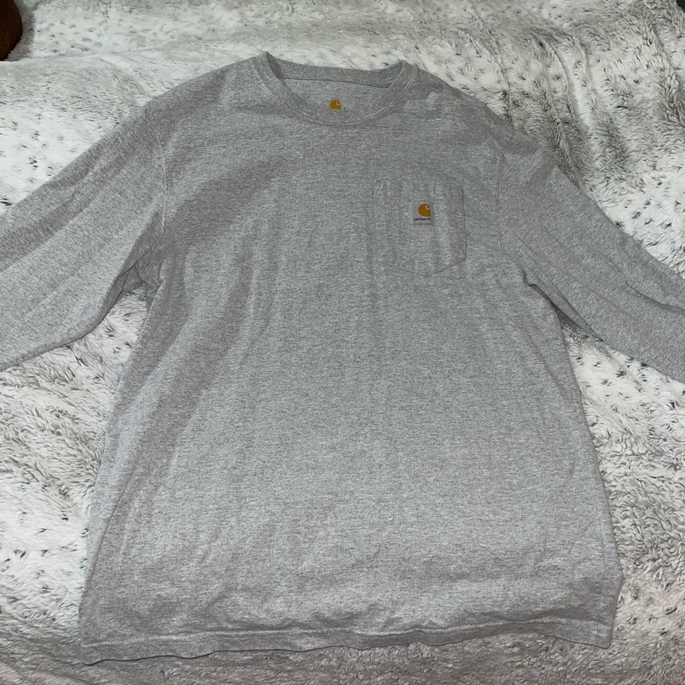 Carharrt long sleeve pocket shirt